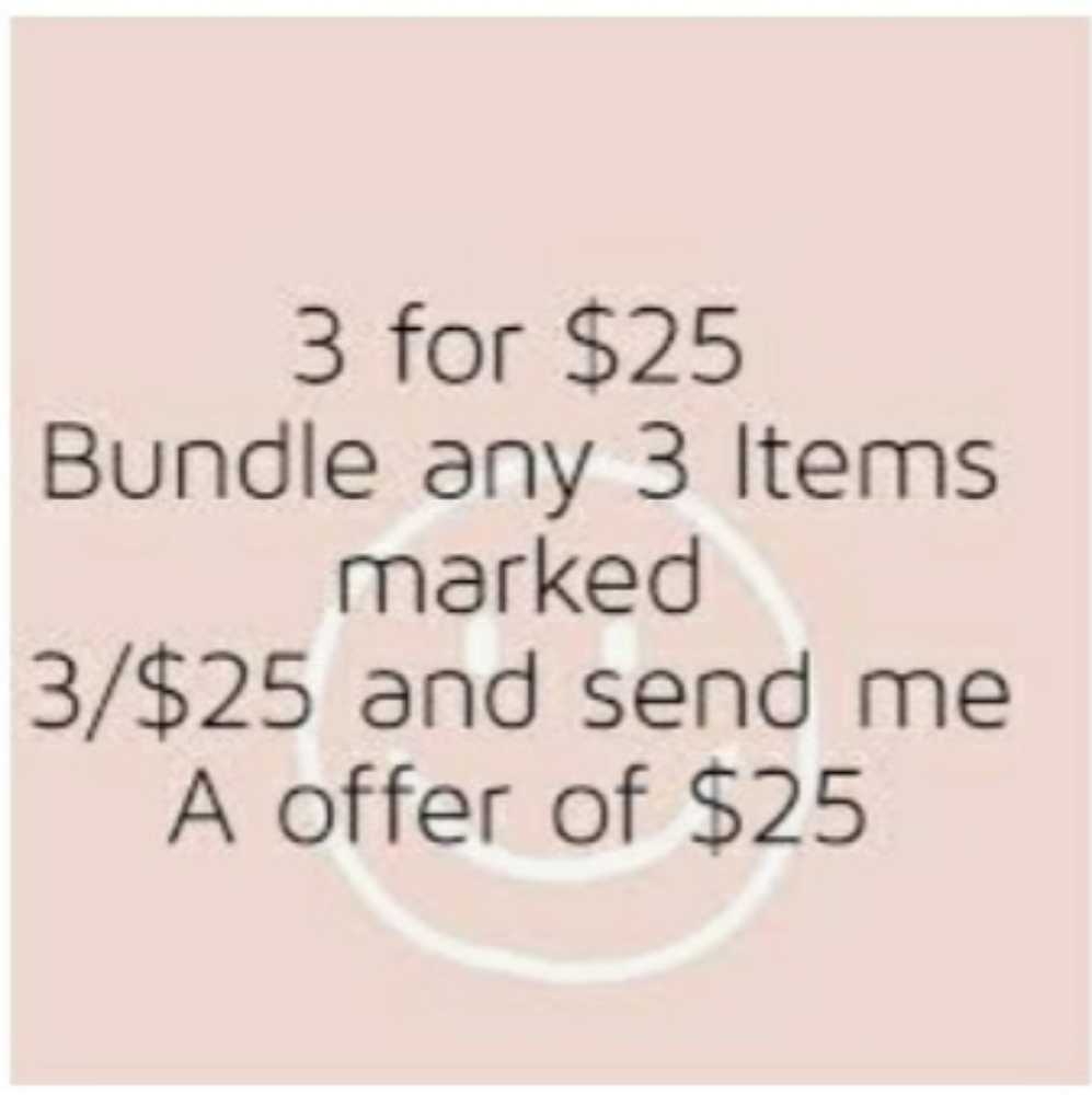 🏝3for$25
